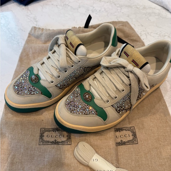 Women's GG crystal Screener sneaker - Picture 1 of 7
